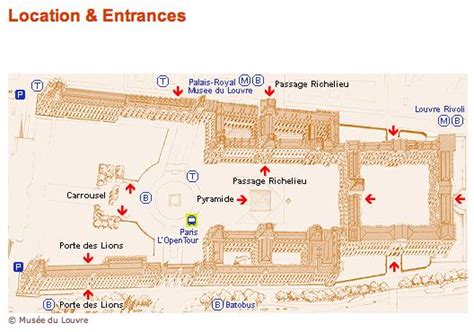 Louvre Museum Paris Map