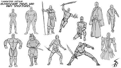 Sean's CG Arts & Animation Blog: Character Design - Pose & Structure Developments | Character ...