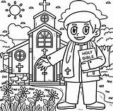 Preacher Gospel Drawing Clipart Clipartmag Clear Sketch Coloring Page sketch template