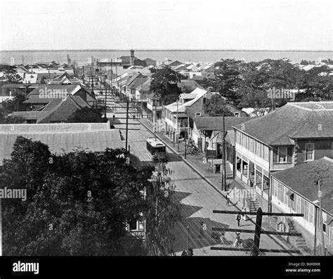 Old King Street looking south, Kingston, Jamaica, c1905.Artist: Adolphe Duperly & Son Stock ...