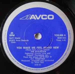 The Stylistics - You Make Me Feel Brand New (1973, Vinyl) | Discogs