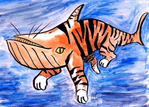 Mix Challenge 01 - Tiger/Whale/Shark by WesleyRiot on DeviantArt