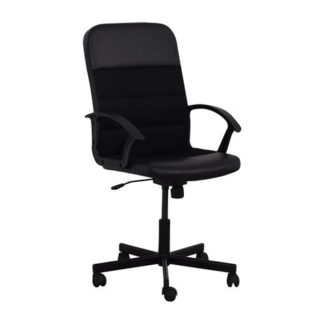 78% OFF - IKEA IKEA Renberget Black Office Chairs / Chairs