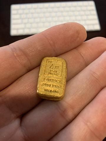 My Nice mkbarz 1 ounce poured gold bar : r/Gold