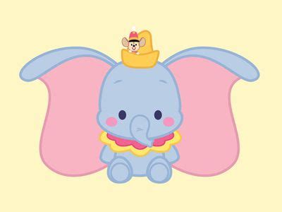 Dumbo | Disney doodles, Disney cuties, Disney drawings