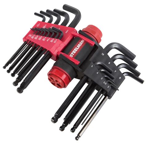 Hex Keys & Wrenches Home & Garden SAE & Metric T Handle Allen Wrench ...