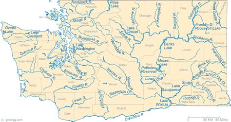 Map of Washington