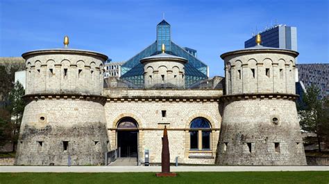 Luxembourg City, Luxembourg: The Imposing 18th Century Fortress Museum with the Grand Duke Jean ...