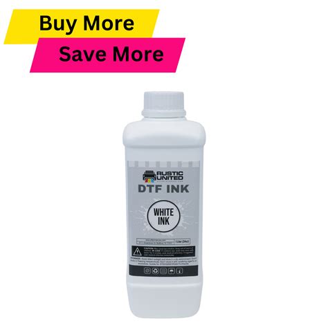 DTF Printer USA White Ink - 1 Liter | High-Quality Ink for DTF Printer