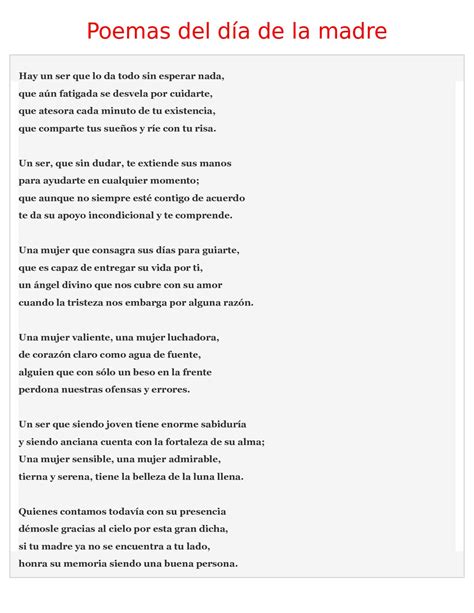 Ennegrecer Descodificar revelación poemas sobre el amor de madre ~ lado ...