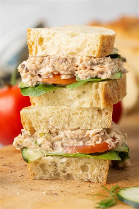 Salmon Salad Sandwiches | Valerie's Kitchen