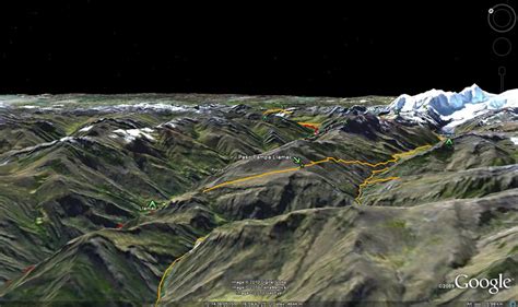 Cordillera Huayhuash trekking circuit map Peru