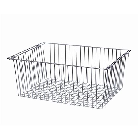 Shop allen + roth Nickel Wire Basket at Lowes.com