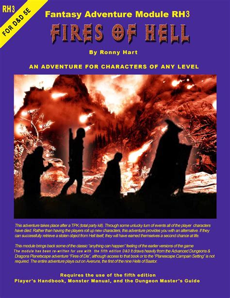 D&D 5E – Adventure Module – Fires of Hell | Dungeon Master Assistance