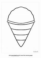 Free Snow Cone Coloring Page  Printables Kidadl sketch template