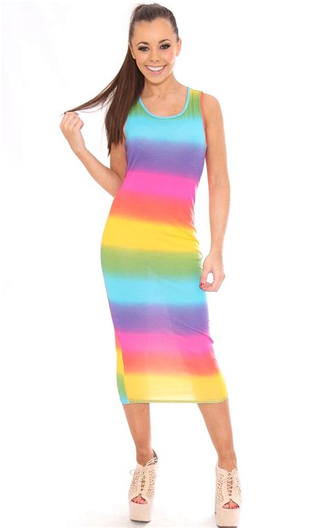 Superlative Rainbow dresses for women - ismodo