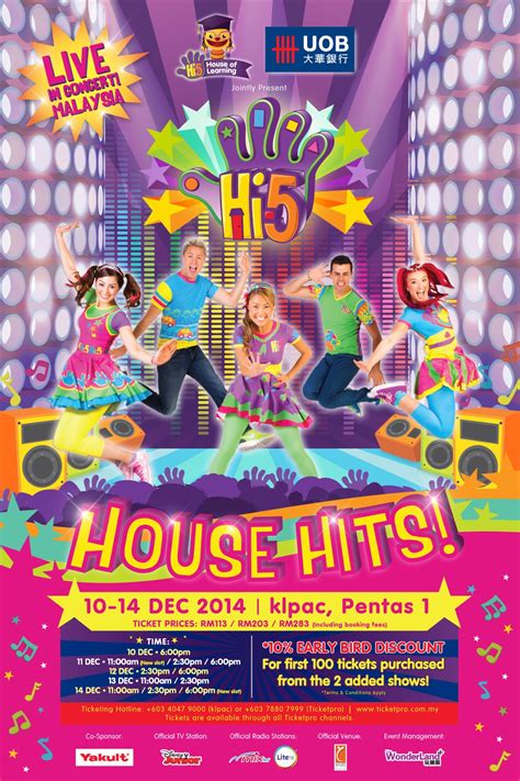 More HI-5 HOUSE HITS 2014 shows to meet overwhelming demand!!