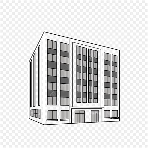 Office Building Clip Art Black And White