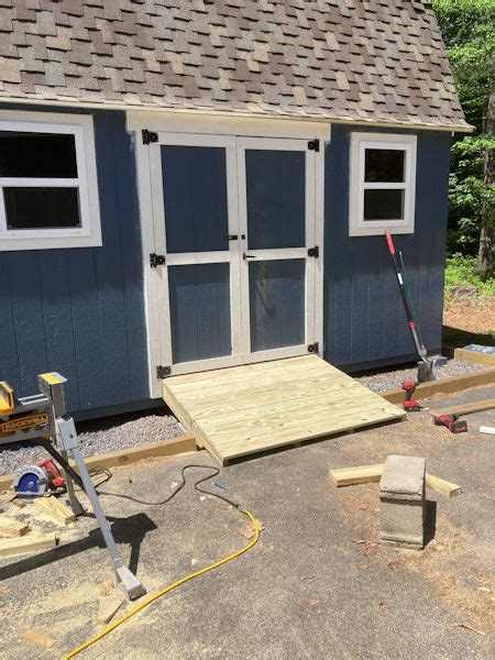 How to build a ramp for a storage shed – Builders Villa