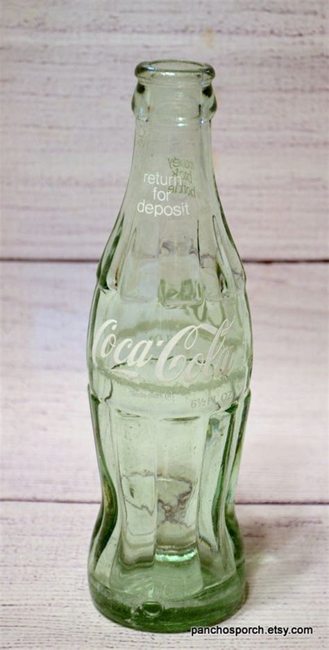 Vintage Coca Cola Soda Bottle 6 1/2 Oz Green Coke Bottle Cleveland 1979 ...