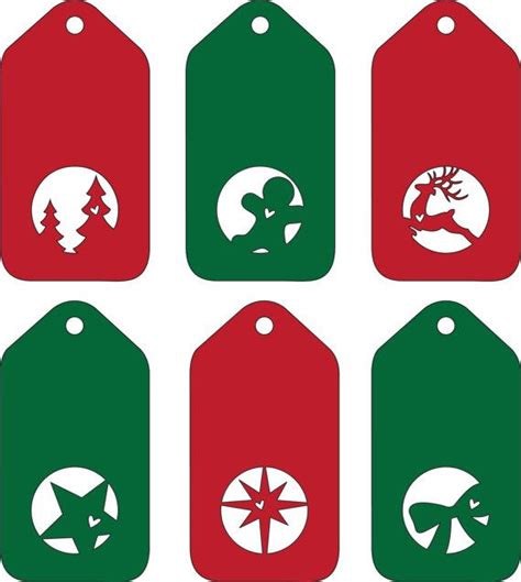 Gift Tags - Christmas svg or dxf file | Diy christmas tags, Christmas ...