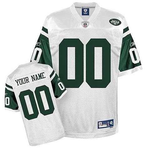 Jets Personalized Authentic White NFL Jersey (S-3XL) | Custom jerseys ...