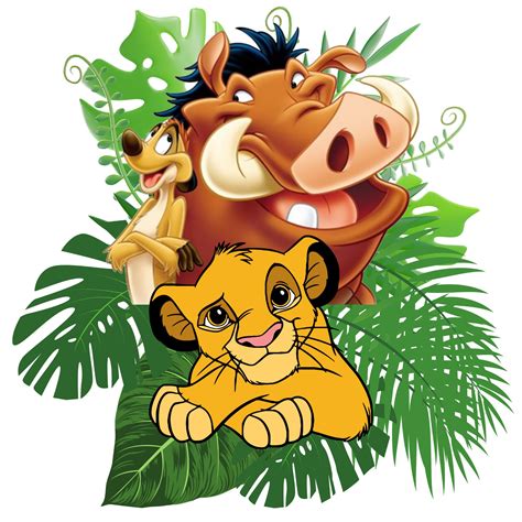 Lion King PNG Clipart Instant Digital Download, Kids Decor, Lion Sublimation, Simba Timone ...