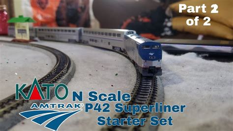 Kato N Scale Amtrak P42 Superliner Starter Set Review | Part 2 of 2 - YouTube