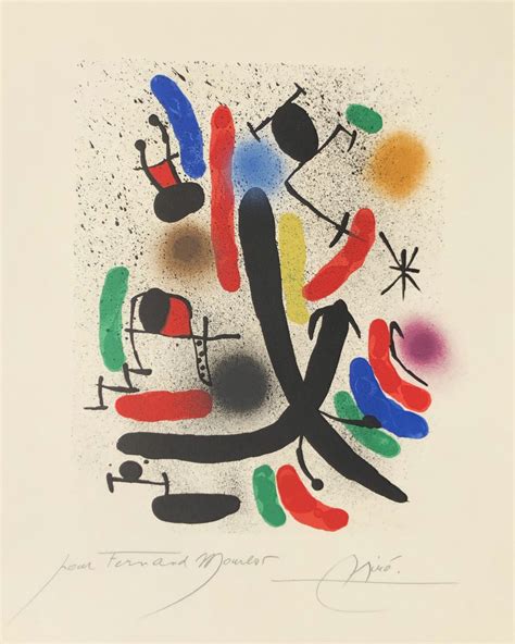 Joan Miro Lithograph I (M.855), 1972 by Joan Miro - Denis Bloch Fine Art Gallery Beverly Hills