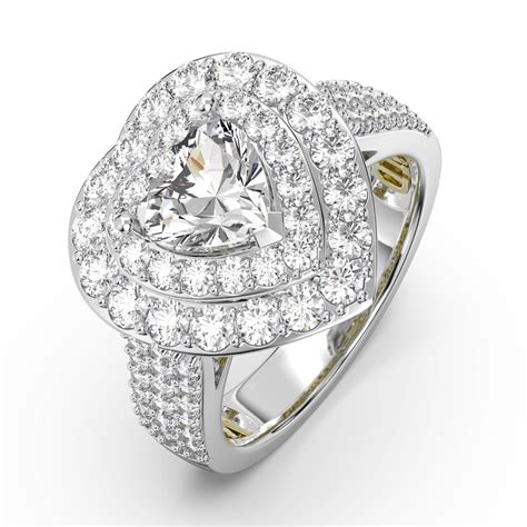 Moissanite Engagement Rings - Affordable Prices | FARUZO