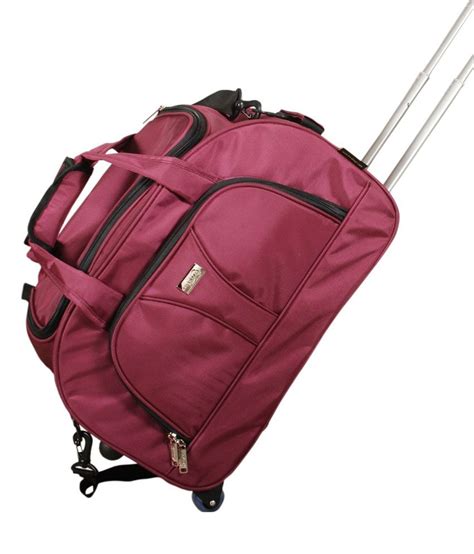 Cosmo Travel Bag With Wheel- Pink - Buy Cosmo Travel Bag With Wheel- Pink Online at Low Price ...