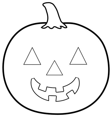 15 Best Free Printable Pumpkin Stencils Halloween - printablee.com