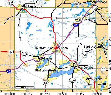 Elkhorn, Wisconsin (WI 53121) profile: population, maps, real estate, averages, homes ...