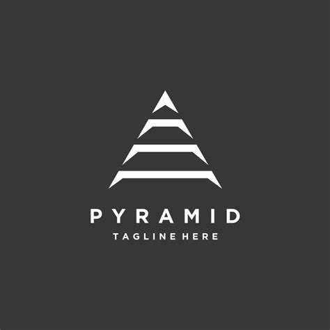 Pyramid logo design template vector icon 19604156 Vector Art at Vecteezy