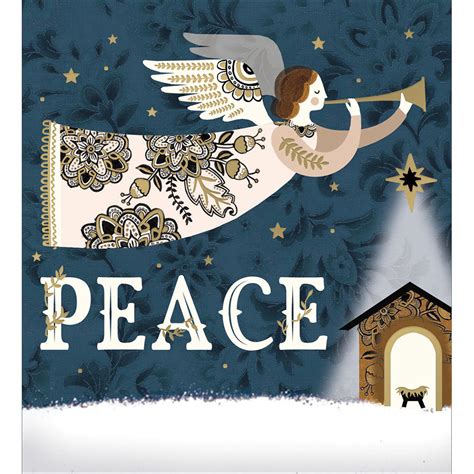 Pack of 5 Peace On Earth Charity Christmas Cards | Cards