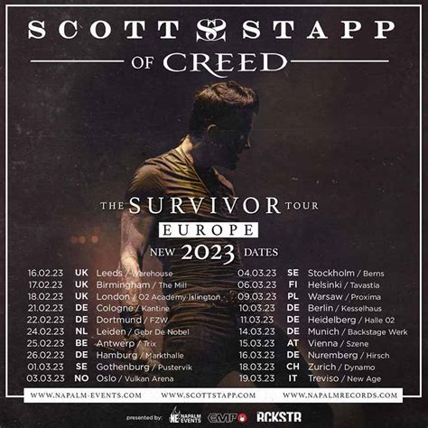 Scott Stapp postpones ‘European Survivor Tour’ to 2023 | NextMosh