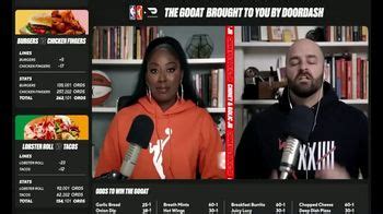 DoorDash TV Spot, 'Odds to Win the GOOAT' Featuring Chiney Ogwumike, Mike Golic Jr. - iSpot.tv