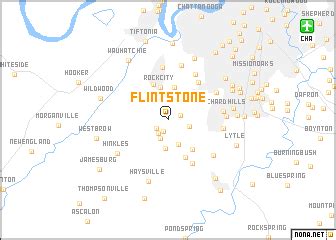 Flintstone (United States - USA) map - nona.net