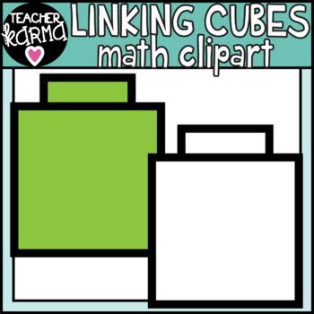 Linking Cubes Clipart by Teacher Karma | Teachers Pay Teachers