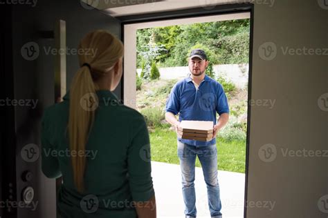 Pizza Delivery Man 10782278 Stock Photo at Vecteezy