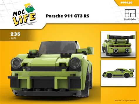 Lego® Instructions Porsche 911 GT3 RS