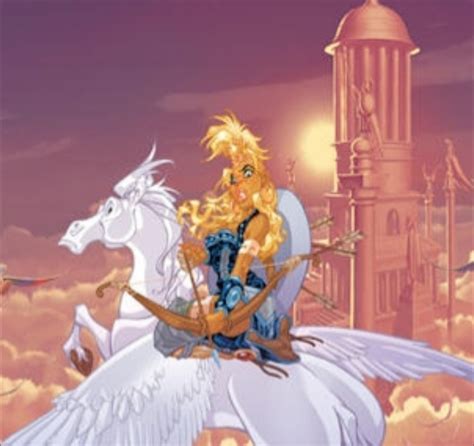 Atalante riding on an Pegasus - Greek Mythology Comics Photo (43460650 ...