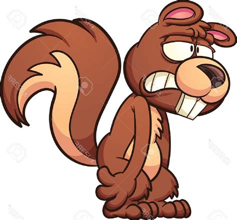 Cartoon Squirrel Vector at GetDrawings | Free download