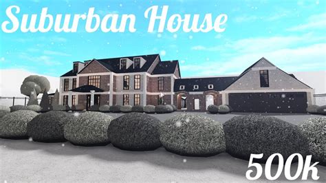 Two Story Suburban House Bloxburg