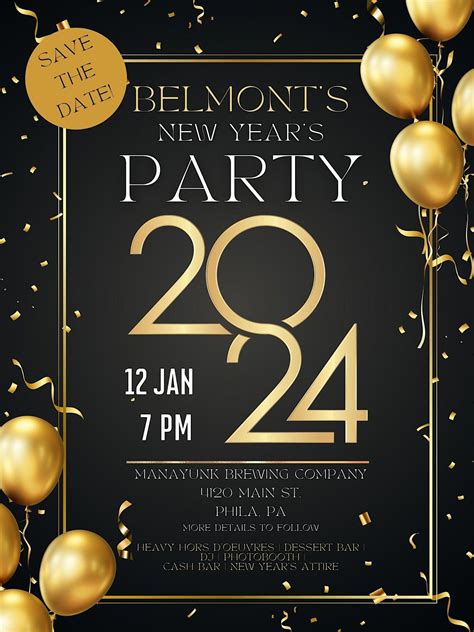 Belmont New Years Party, Manayunk Brewing Company, Philadelphia, 12 ...