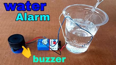 Science Project Water Alarm , Science Project For Class 8, Make A Water Alarm At Home - YouTube