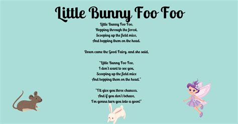 Little Bunny Foo Foo Printable Lyrics, Origins, and Video