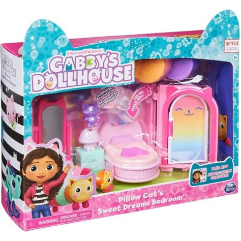 Gabby's Dollhouse - Pillow Cat's Sweet Dreams Bedroom Playset, 1 - Kroger