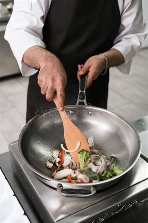 Chef Professional Skills Mixing Technique Stock Photo - Image of skill ...