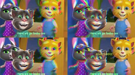 Looby Loo Cocomelon but Talking Tom Kids Song Nursery Rhymes Babies Sound Variations Funny - YouTube